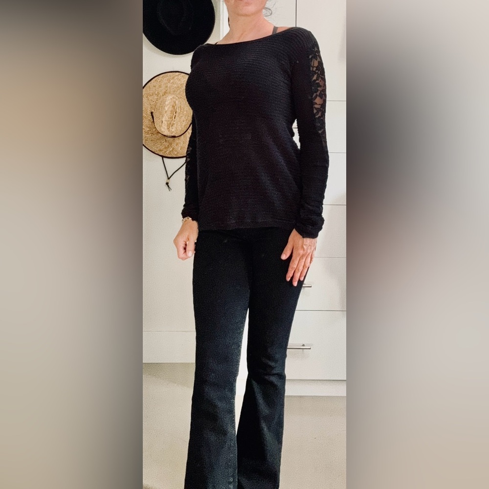 Black stylish sweater